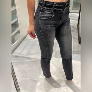 Hudson Vintage Holly High Rise Skinny Jeans size 24